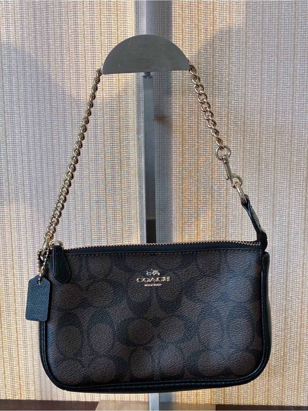 Coach Nolita Canvas Signature Mini Bag - Picture 1 of 3